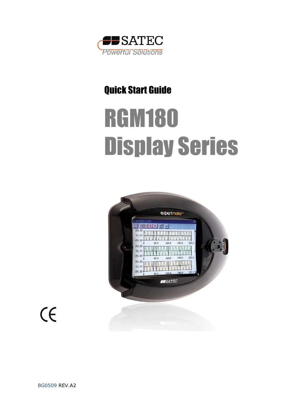 SATEC RGM180 User Manual | 24 pages