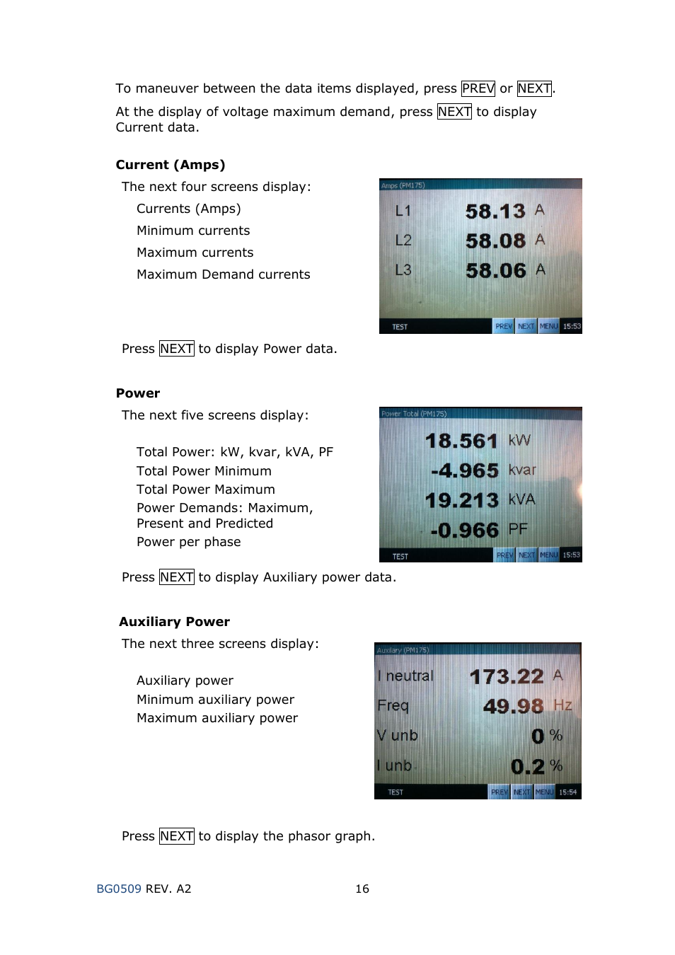 SATEC RGM180 User Manual | Page 16 / 24