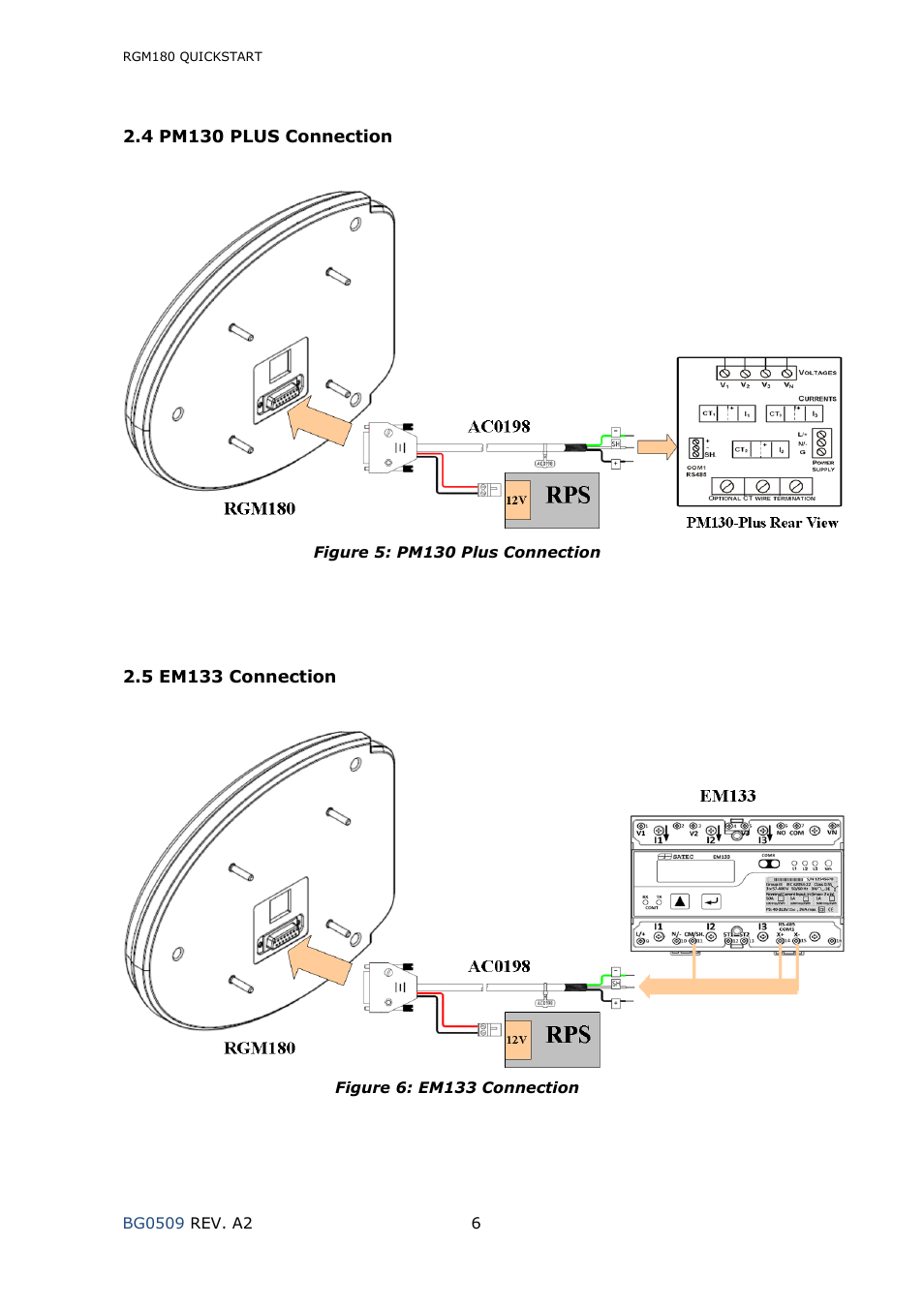 SATEC RGM180 User Manual | Page 6 / 24