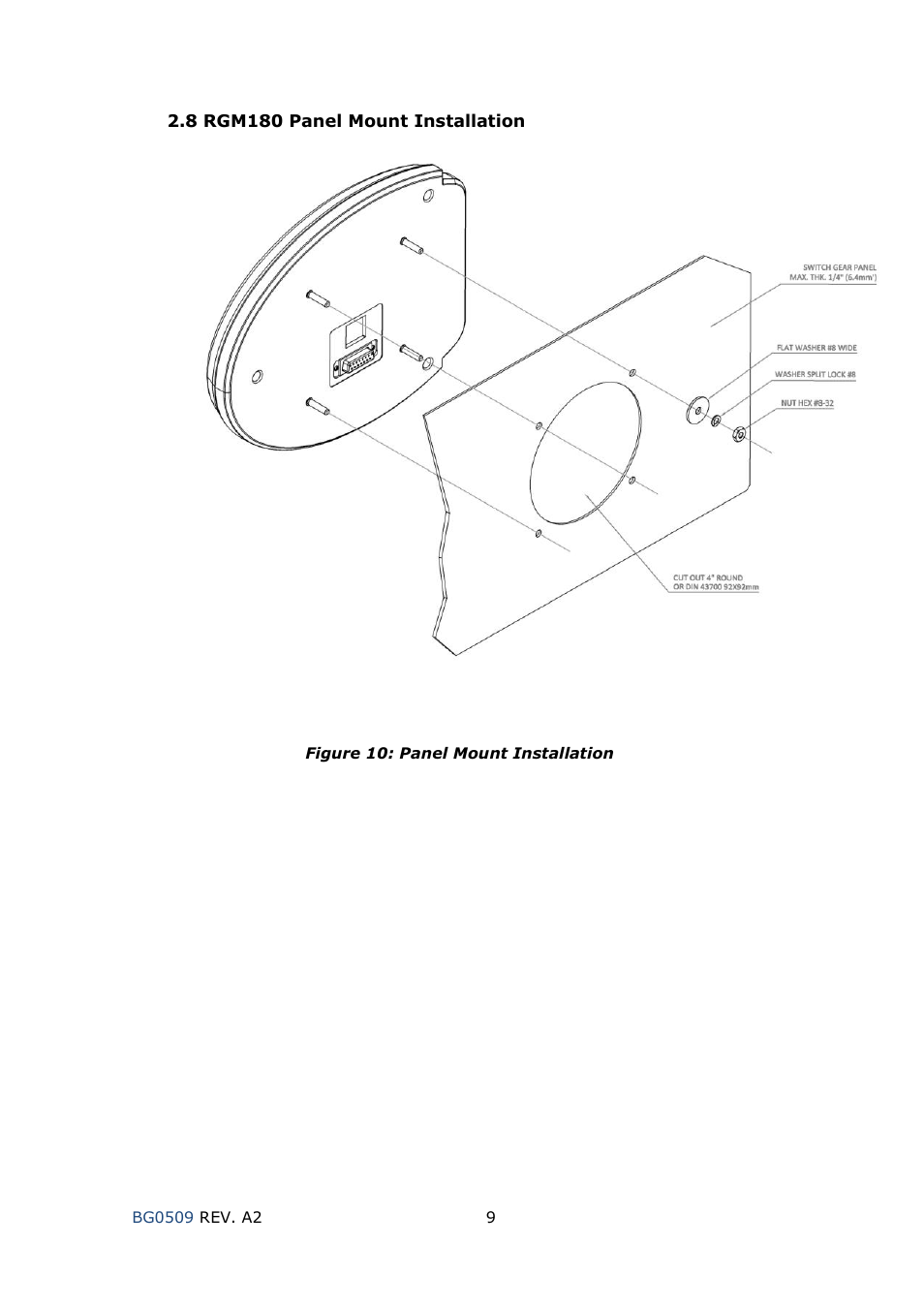 SATEC RGM180 User Manual | Page 9 / 24