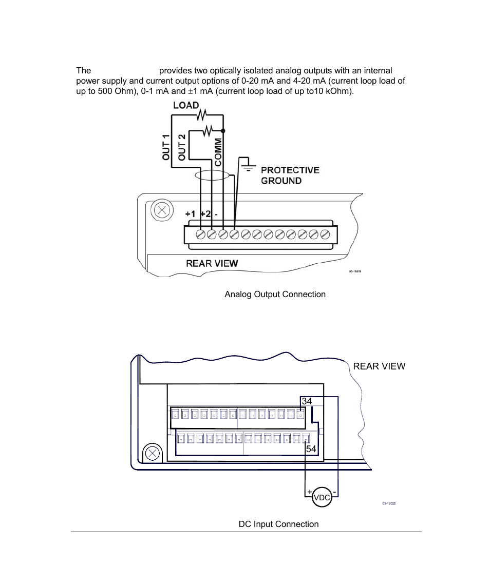 Analog output, Dc input, 7 analog output | 8 dc input | SATEC PM296 User Manual | Page 25 / 77