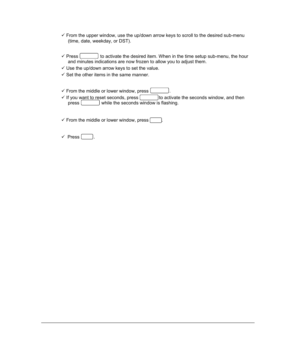 Display setup menu | SATEC PM296 User Manual | Page 42 / 77