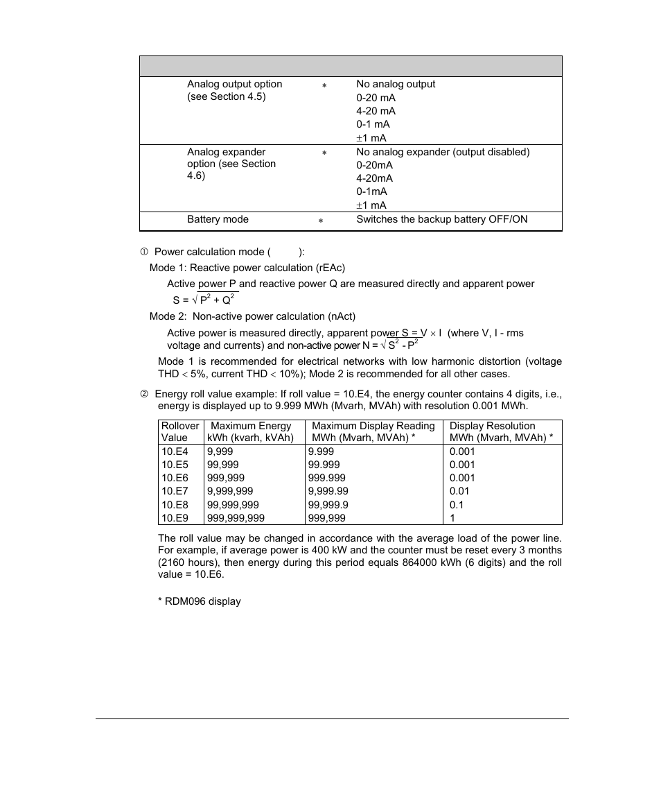 SATEC PM296 User Manual | Page 45 / 77