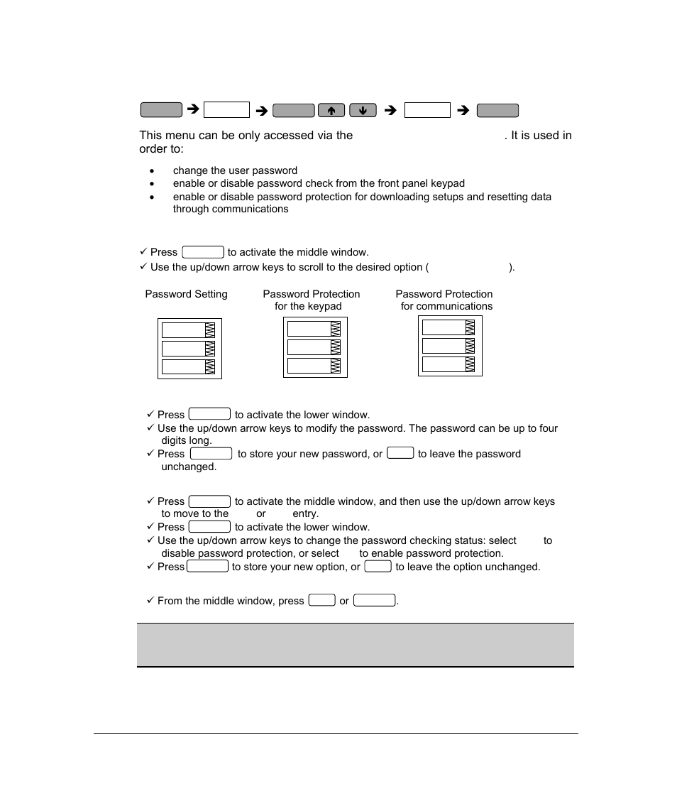 Access control menu, Mechanical installation, 12 access control menu | SATEC PM296 User Manual | Page 46 / 77