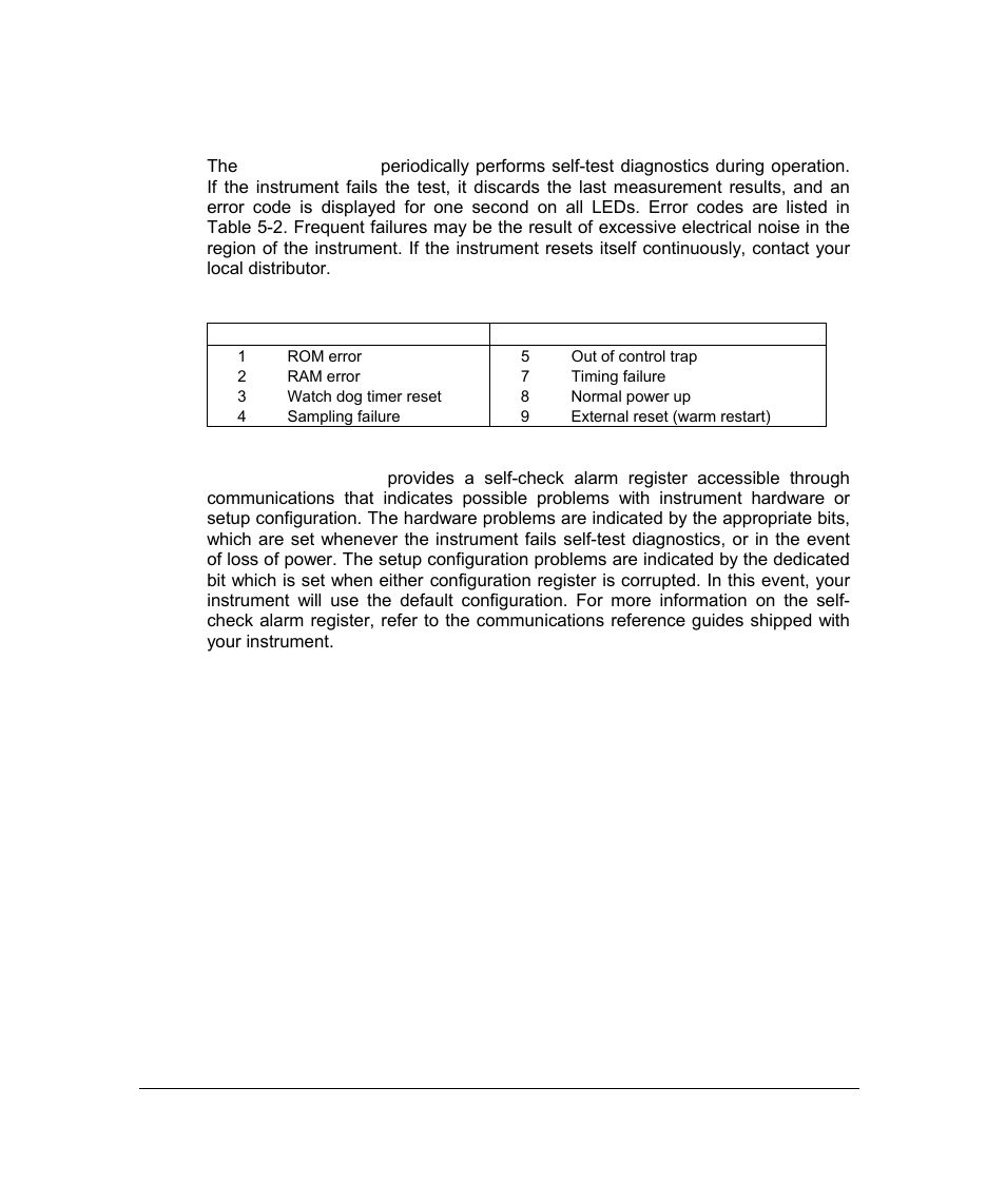 Self-test diagnostics display, Communications port setup menus, 3 self-test diagnostics display | SATEC PM296 User Manual | Page 60 / 77