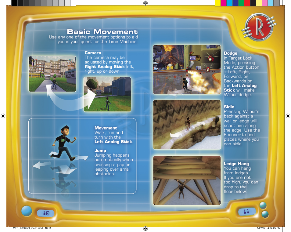 Basic movement | Disney Interactive Studios Meet the Robinsons for Xbox 360 User Manual | Page 6 / 14