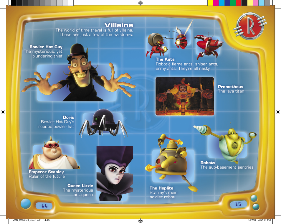 Villains | Disney Interactive Studios Meet the Robinsons for Xbox 360 User Manual | Page 8 / 14