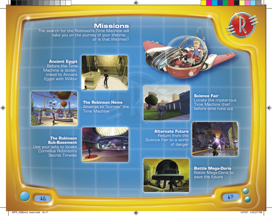 Missions | Disney Interactive Studios Meet the Robinsons for Xbox 360 User Manual | Page 9 / 14