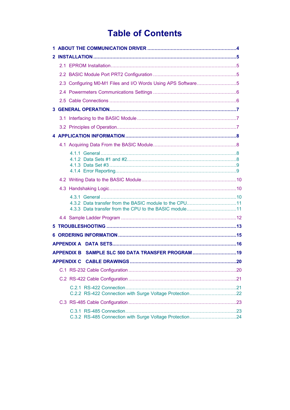 SATEC SLC500 User Manual | Page 3 / 24