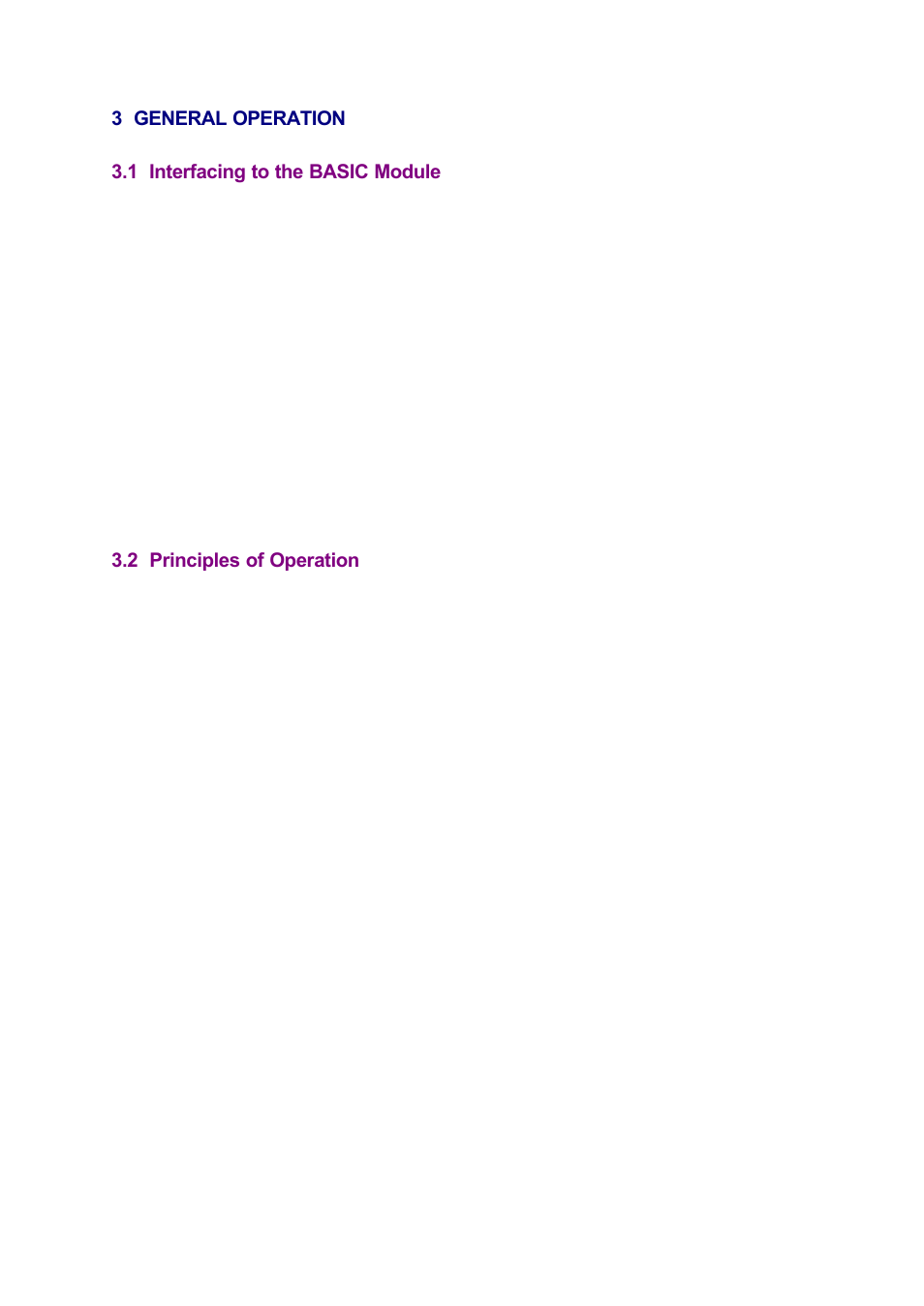 3 general operation, 1 interfacing to the basic module, 2 principles of operation | SATEC SLC500 User Manual | Page 7 / 24