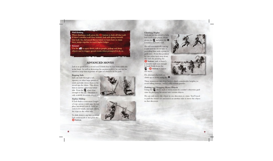 Advanced moves | Disney Interactive Studios Pirates of the Caribbean: At World's End for Xbox 360 User Manual | Page 6 / 12