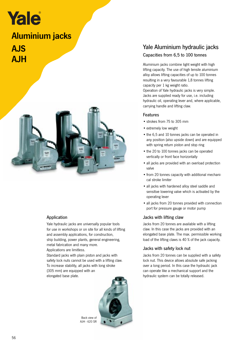 Scan Tech AJH Aluminium jacks User Manual | 5 pages