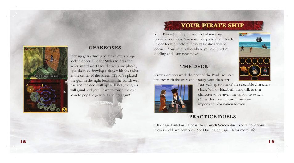 Your pirate ship | Disney Interactive Studios Pirates of the Caribbean: At World's End NTR-AW3E-USA User Manual | Page 12 / 15