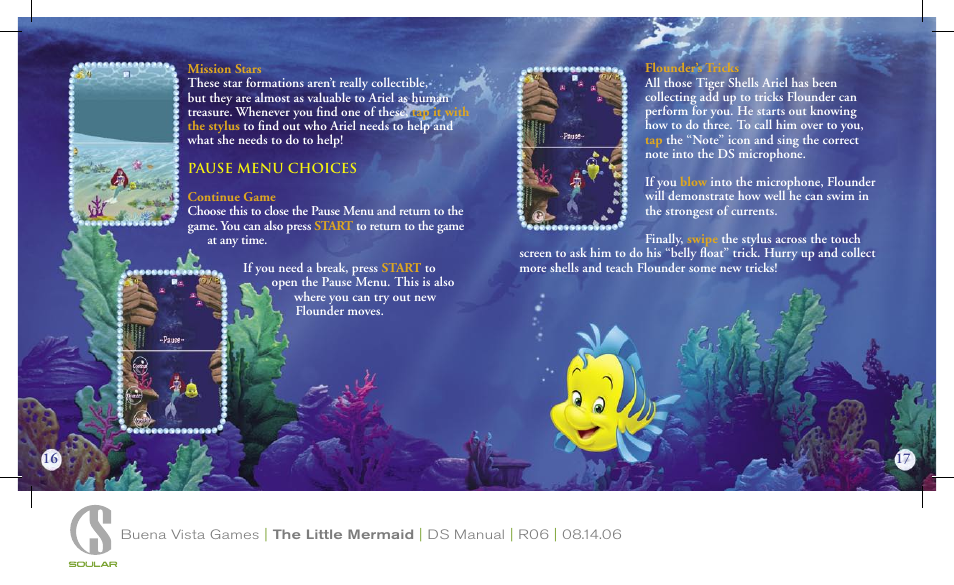 Disney Interactive Studios Disney's The Little Mermaid: Ariel's Undersea Adventure NTR-AN9E-USA User Manual | Page 9 / 12