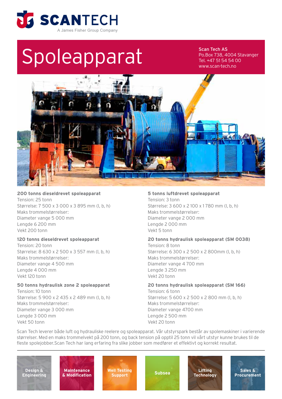 Scan Tech Spoleapparat User Manual | 1 page