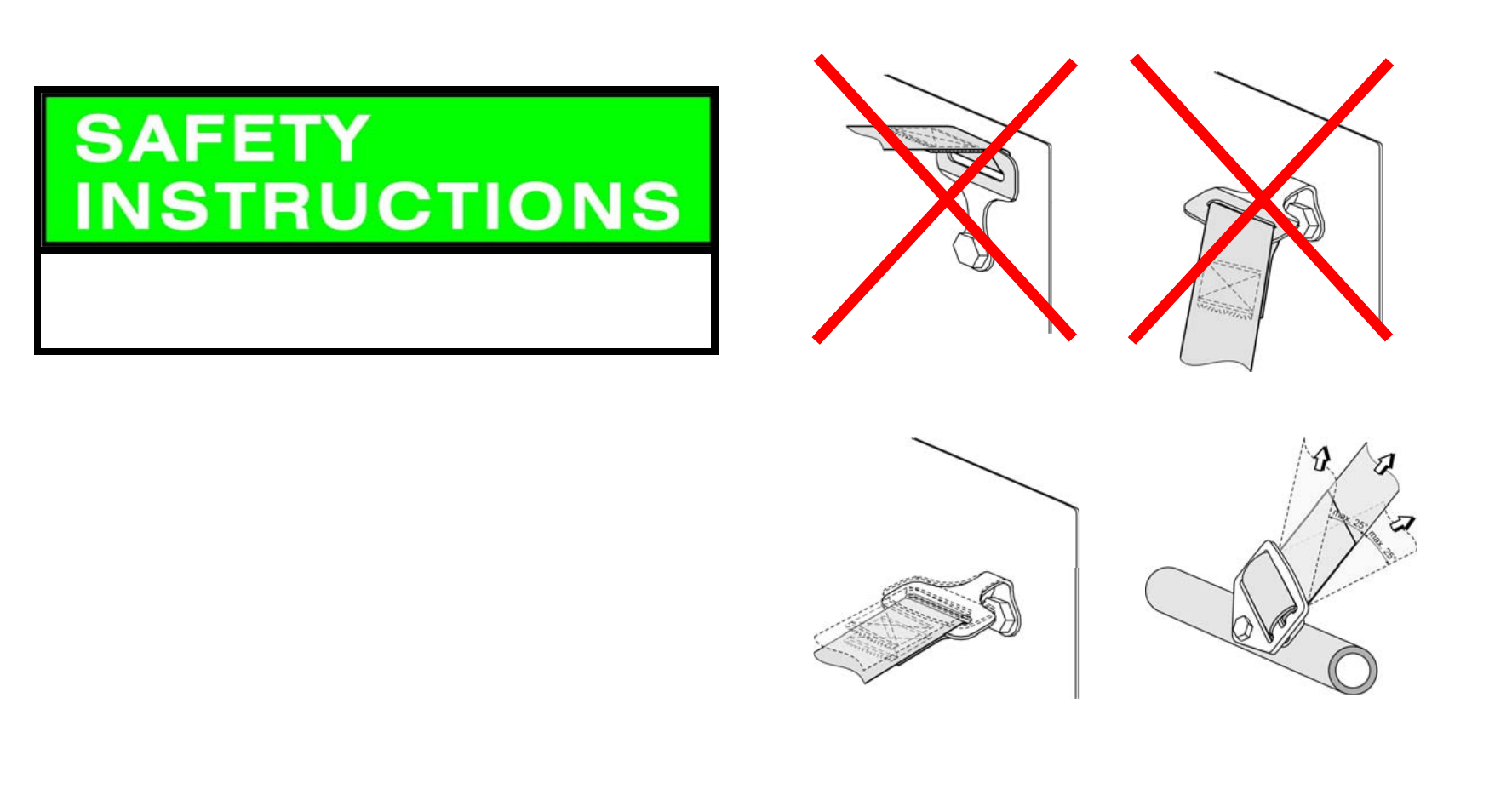 Bolt-in brackets | Schroth Racing All models - Competition Instructions User Manual | Page 36 / 65