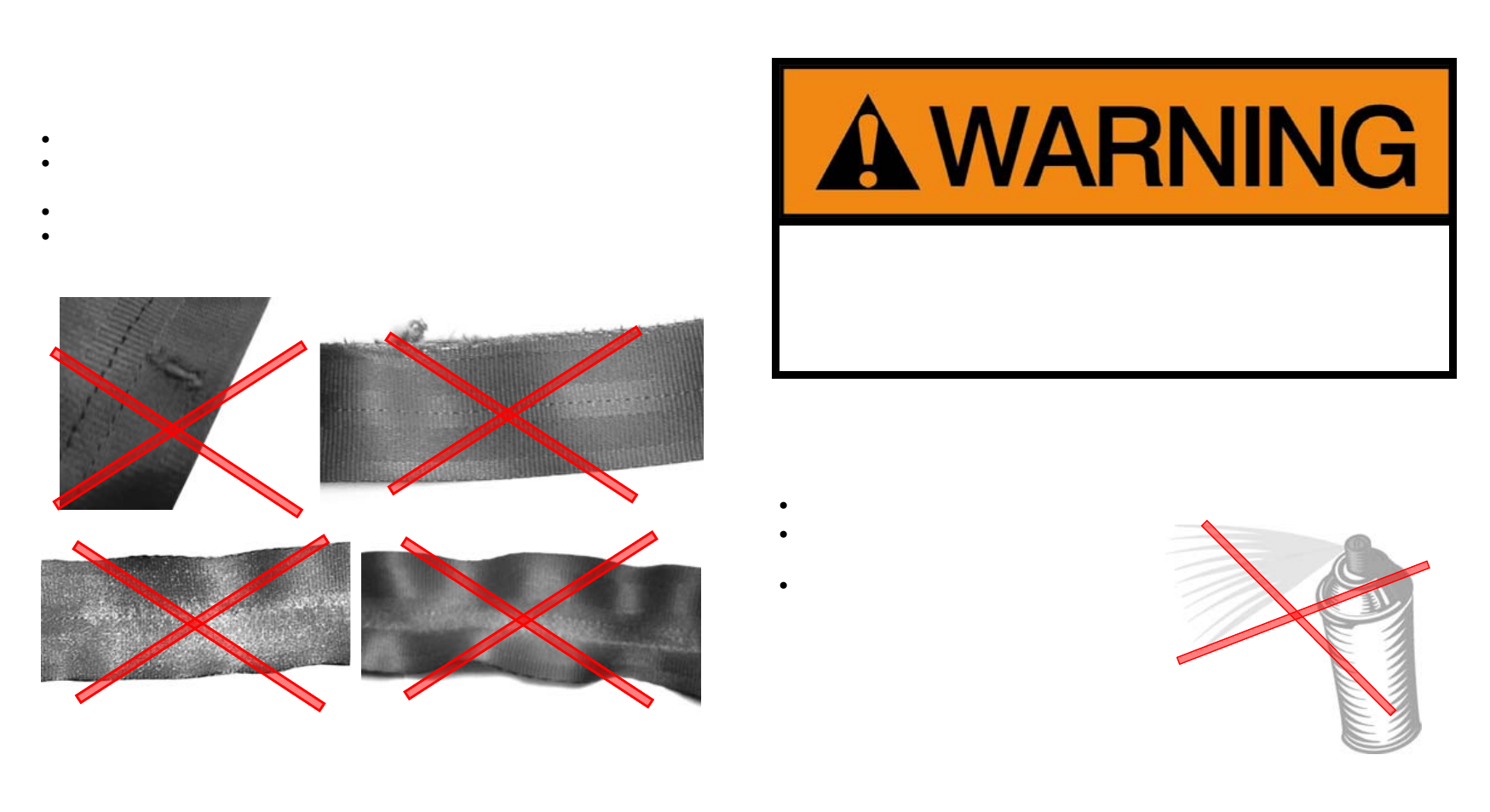 Inspection | Schroth Racing All models - Competition Instructions User Manual | Page 59 / 65