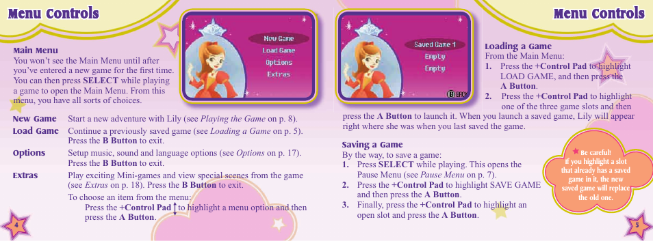 Disney Interactive Studios Disney Princess: Royal Adventure User Manual | Page 4 / 11