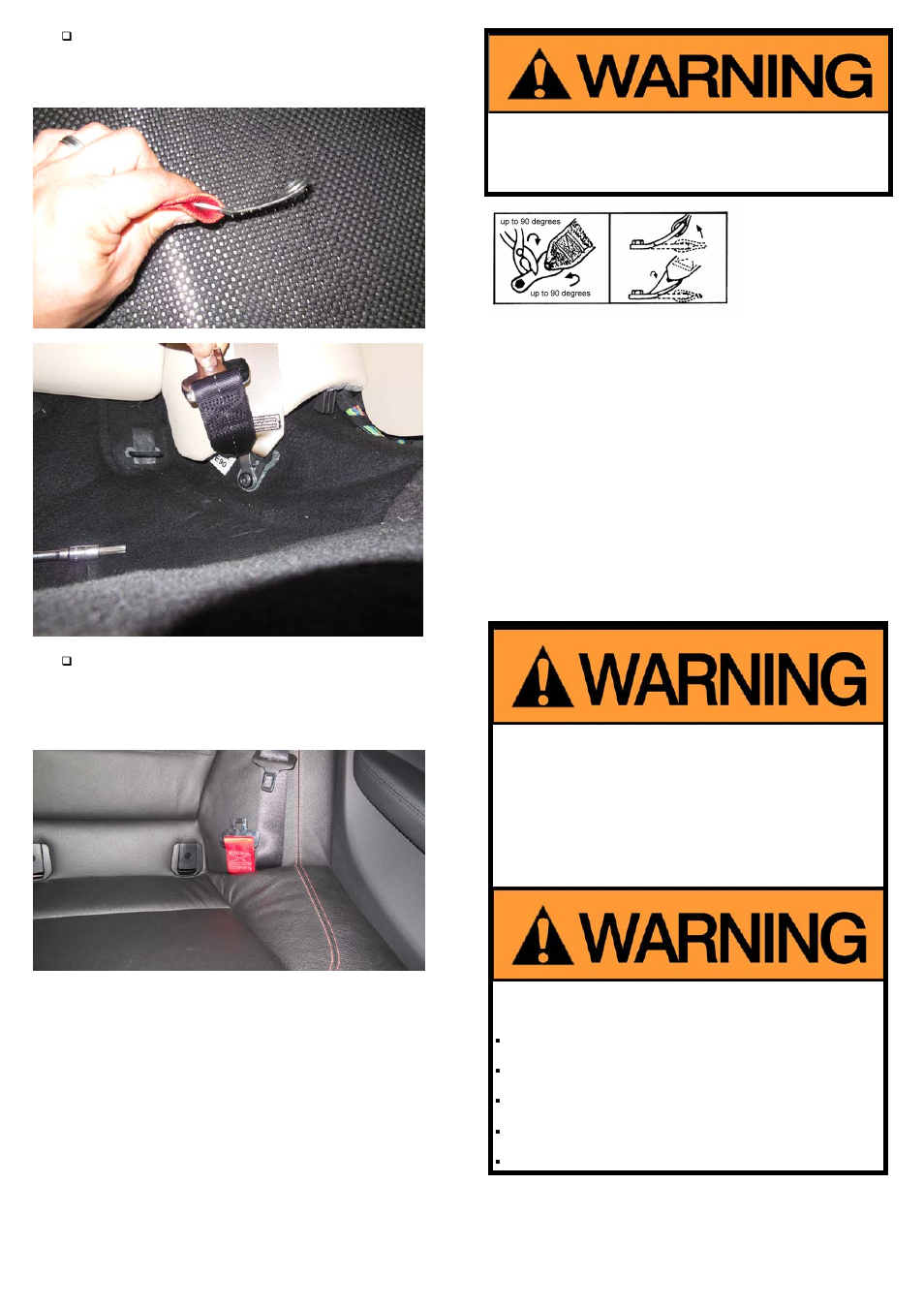 1 general instructions, Operating instructions | Schroth Racing QuickFit And QuickFit Pro BMW E82 / E92 / E92 LCI User Manual | Page 7 / 12