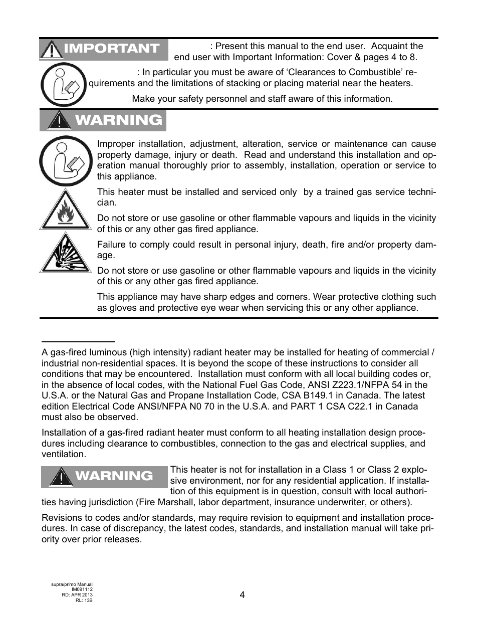 Warning, Important | Schwank supraSchwank User Manual | Page 4 / 38