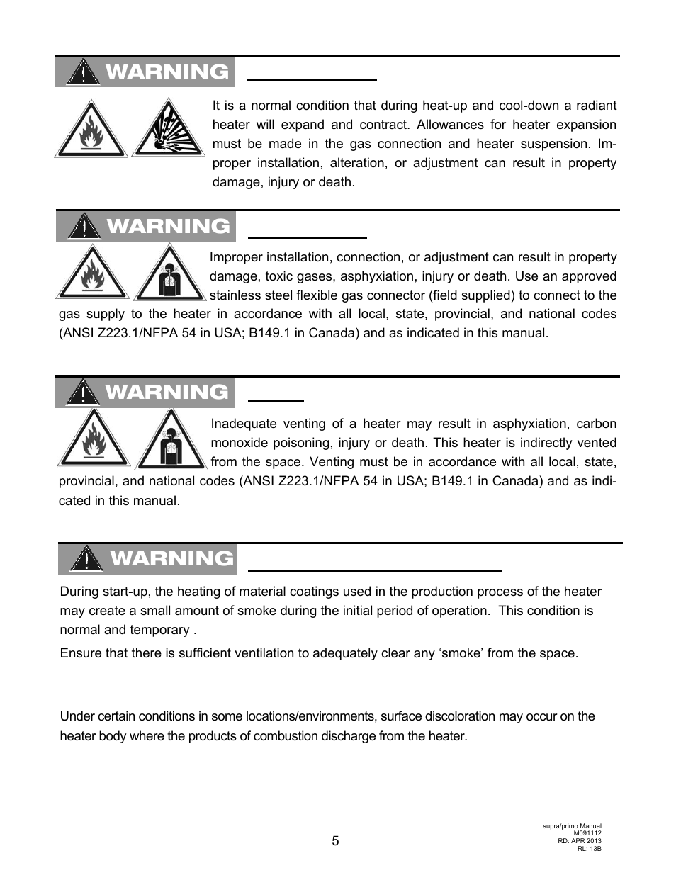 Warning | Schwank supraSchwank User Manual | Page 5 / 38