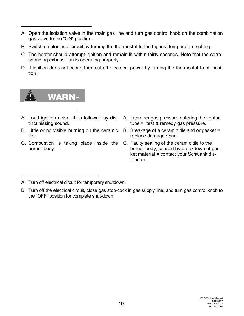 Warn | Schwank ecoSchwank-X User Manual | Page 19 / 35