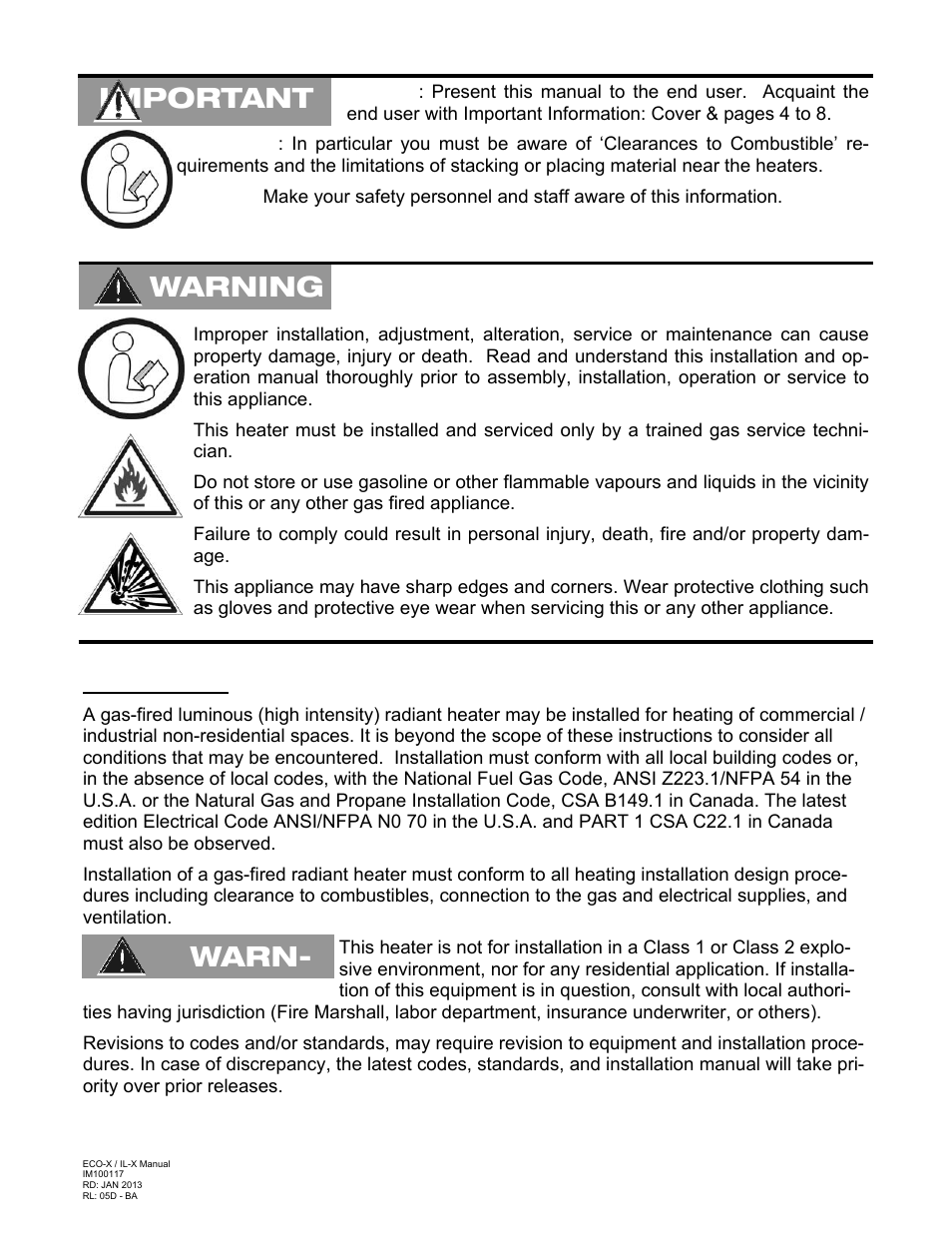 Warning warn- important | Schwank ecoSchwank-X User Manual | Page 4 / 35