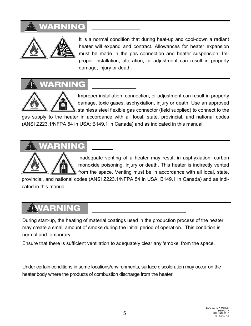 Warning | Schwank ecoSchwank-X User Manual | Page 5 / 35