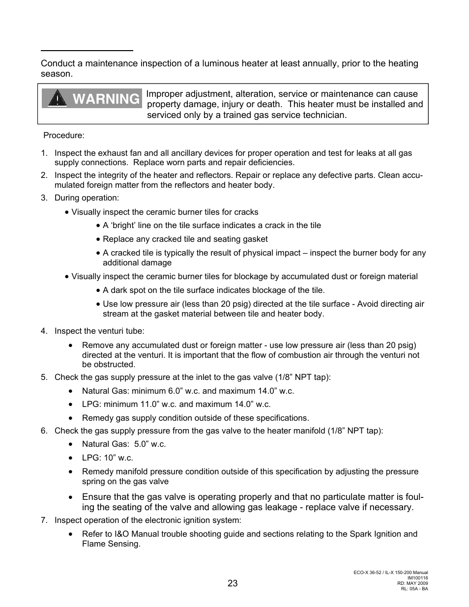 Warning | Schwank ecoSchwank-X 52 User Manual | Page 23 / 36