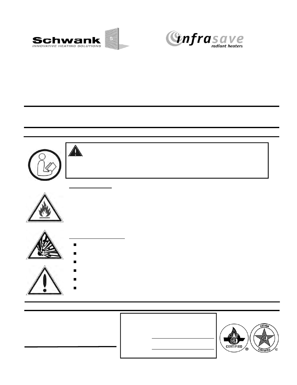Schwank ultraSchwank EIH User Manual | 54 pages