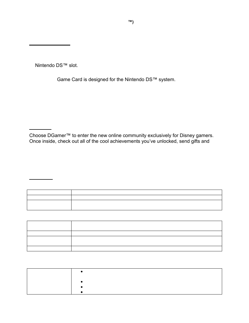 Getting started, Dgamer, Controls | Disney Interactive Studios Tinker Bell and the Lost Treasure for Nintendo DS User Manual | Page 2 / 9