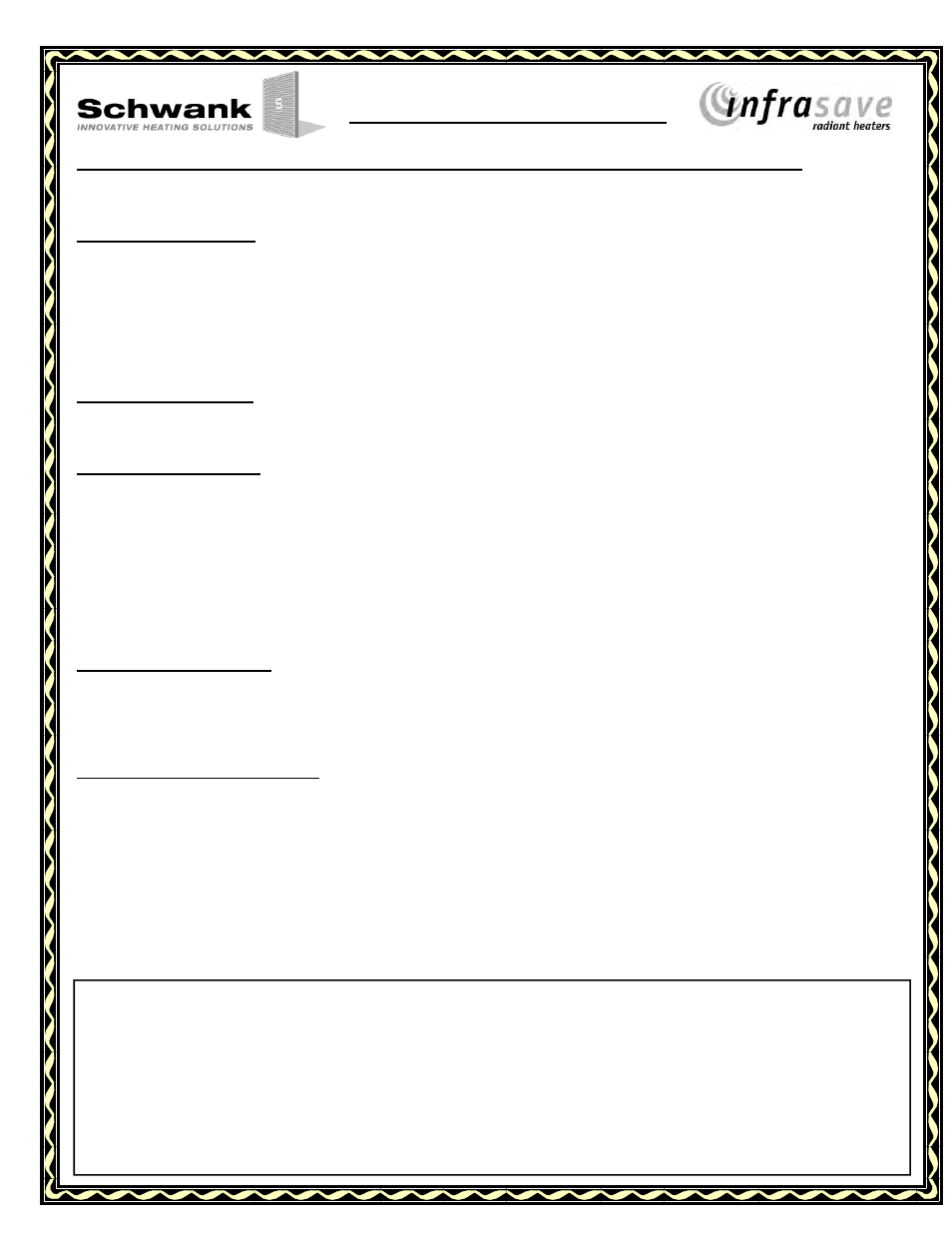 Limited warranty certificate | Schwank builderSchwank  S100U User Manual | Page 69 / 69