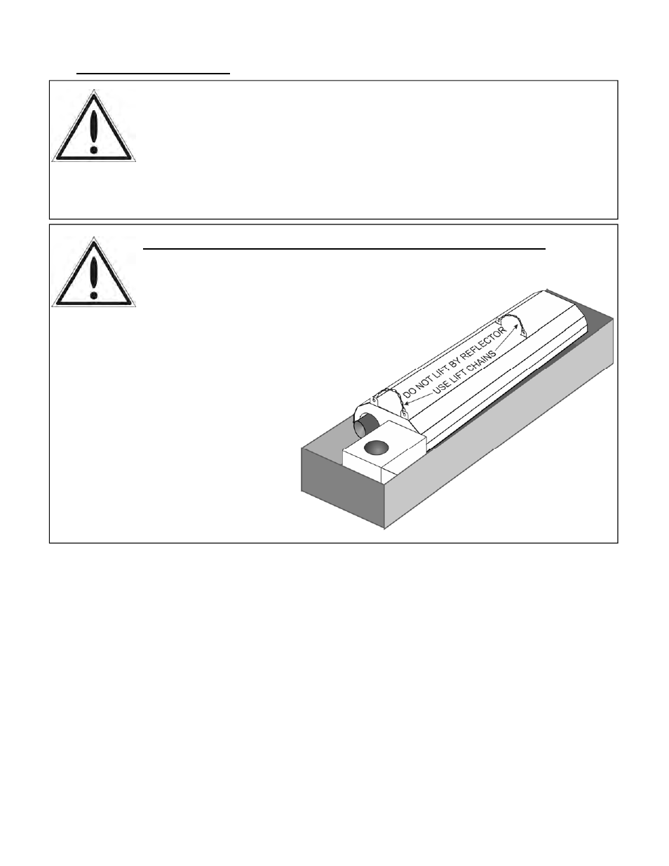 Do not lift the heater by the reflector | Schwank compactSchwank P40-R User Manual | Page 15 / 53