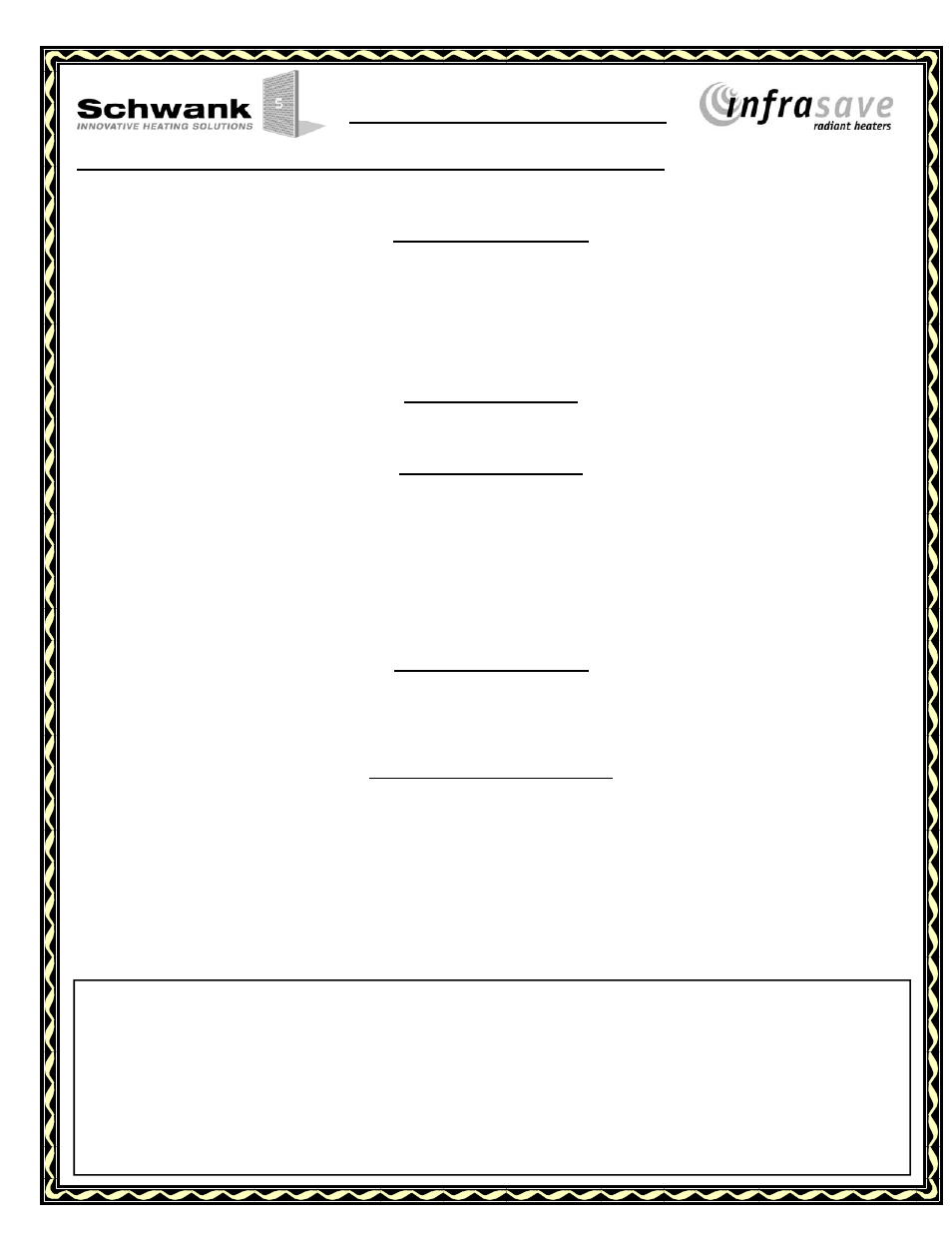 Limited warranty certificate | Schwank STSV User Manual | Page 55 / 55