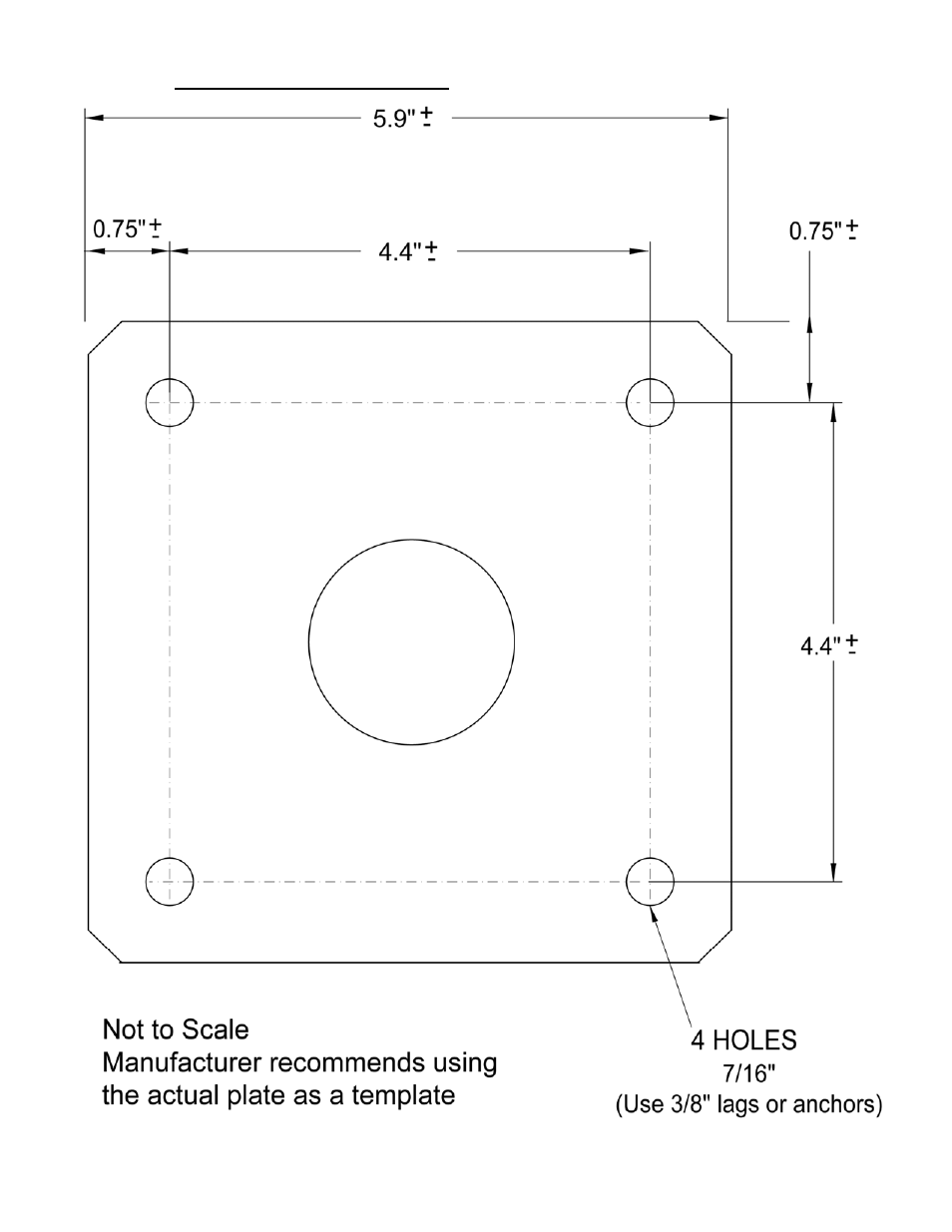 Figure 8: mounting arm wall plate | Schwank supremeSchwank IO-210 User Manual | Page 22 / 35