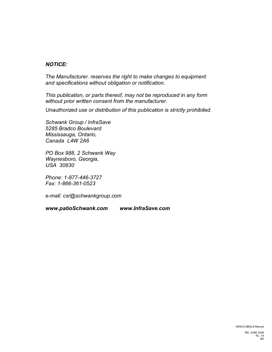 Schwank Parasol Series Post Mount User Manual | Page 2 / 16