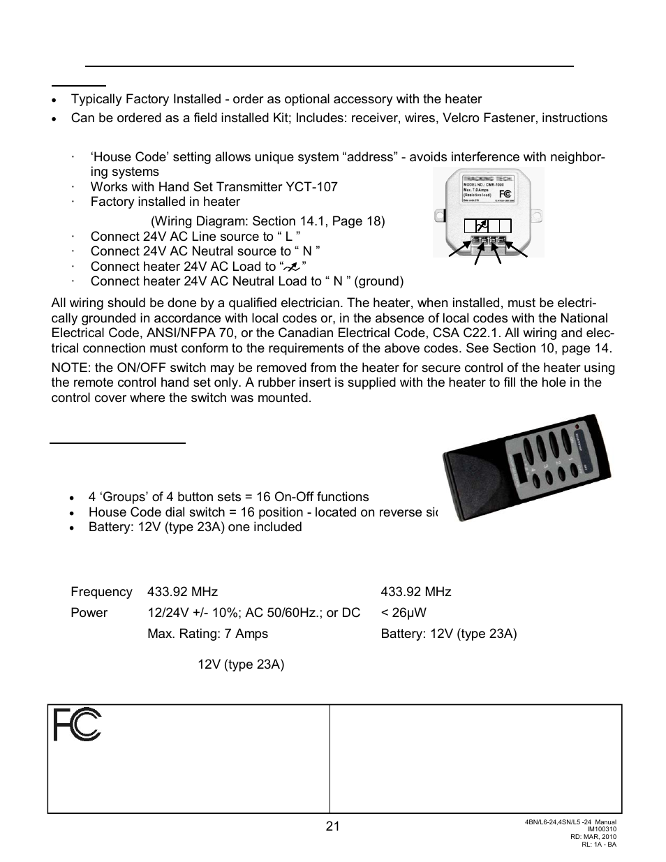 Schwank Parasol Series Post Mount 24 volt User Manual | Page 21 / 29