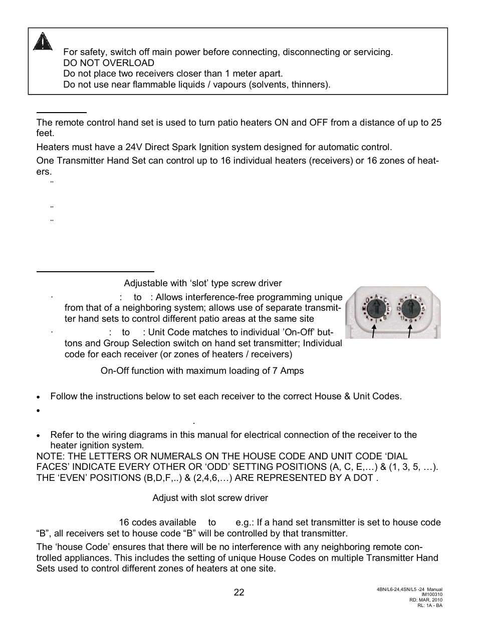 Schwank Parasol Series Post Mount 24 volt User Manual | Page 22 / 29