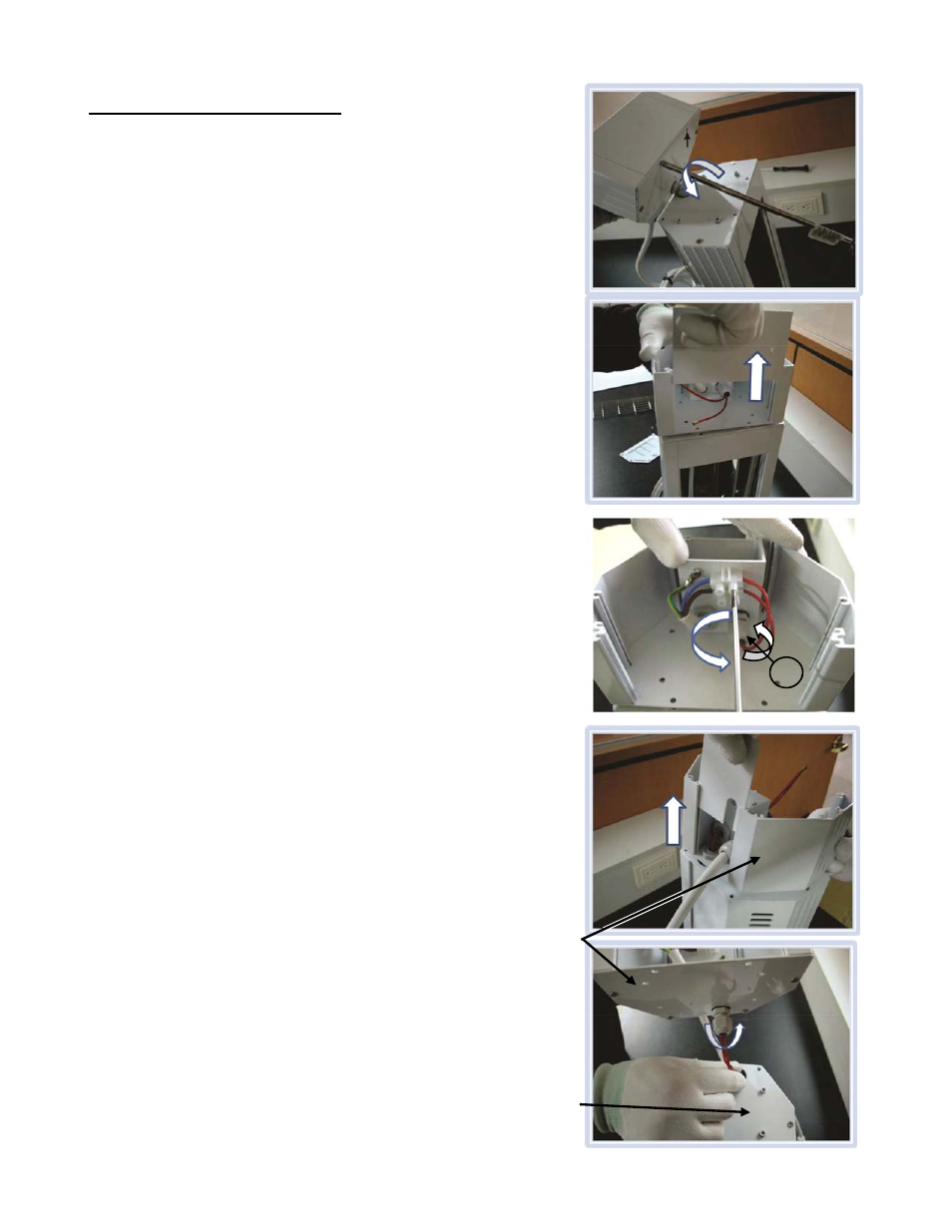 Step 4, Step 5, Step 6 | Step 7, Step 8, Heat lamp replacement | Schwank IEP-1524 User Manual | Page 16 / 18