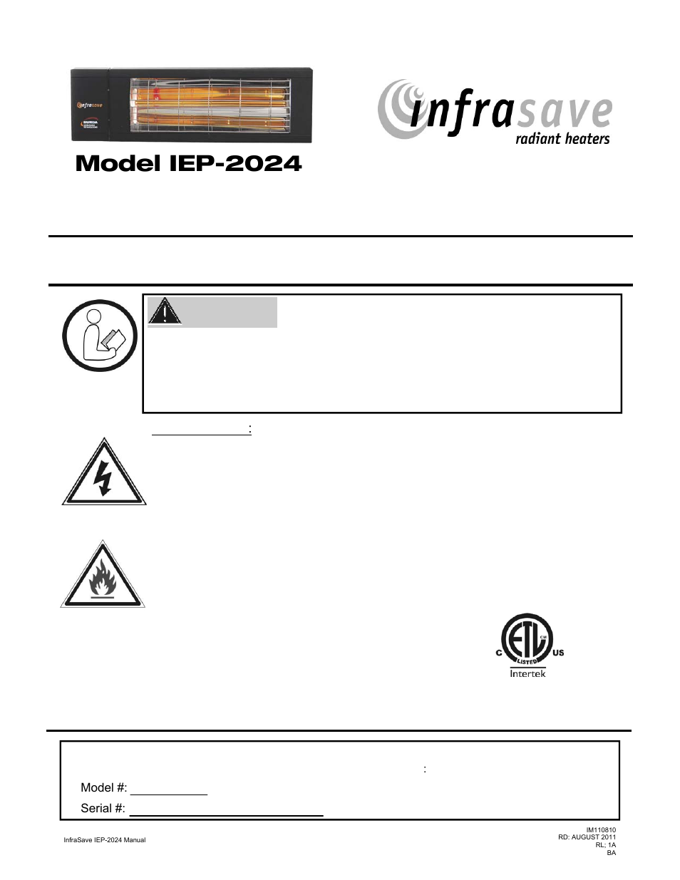 Schwank IEP-2024 User Manual | 18 pages