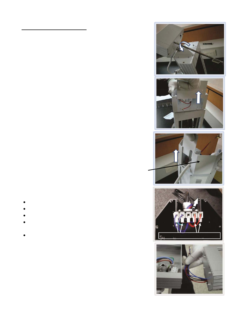 Step 4, Step 5, Step 6 | Step 7, Step 8, Heat lamp replacement | Schwank IEP-4024 User Manual | Page 16 / 19