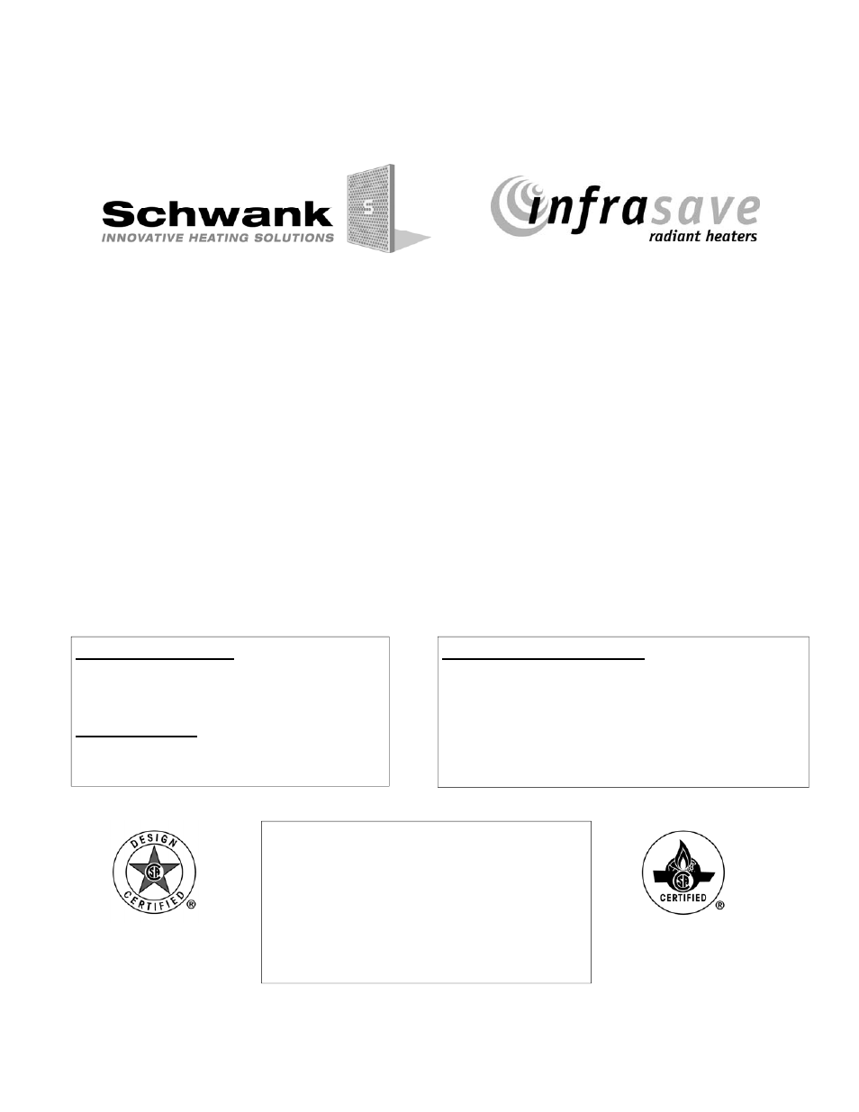 Schwank ecoSchwank Millivolt User Manual | 19 pages