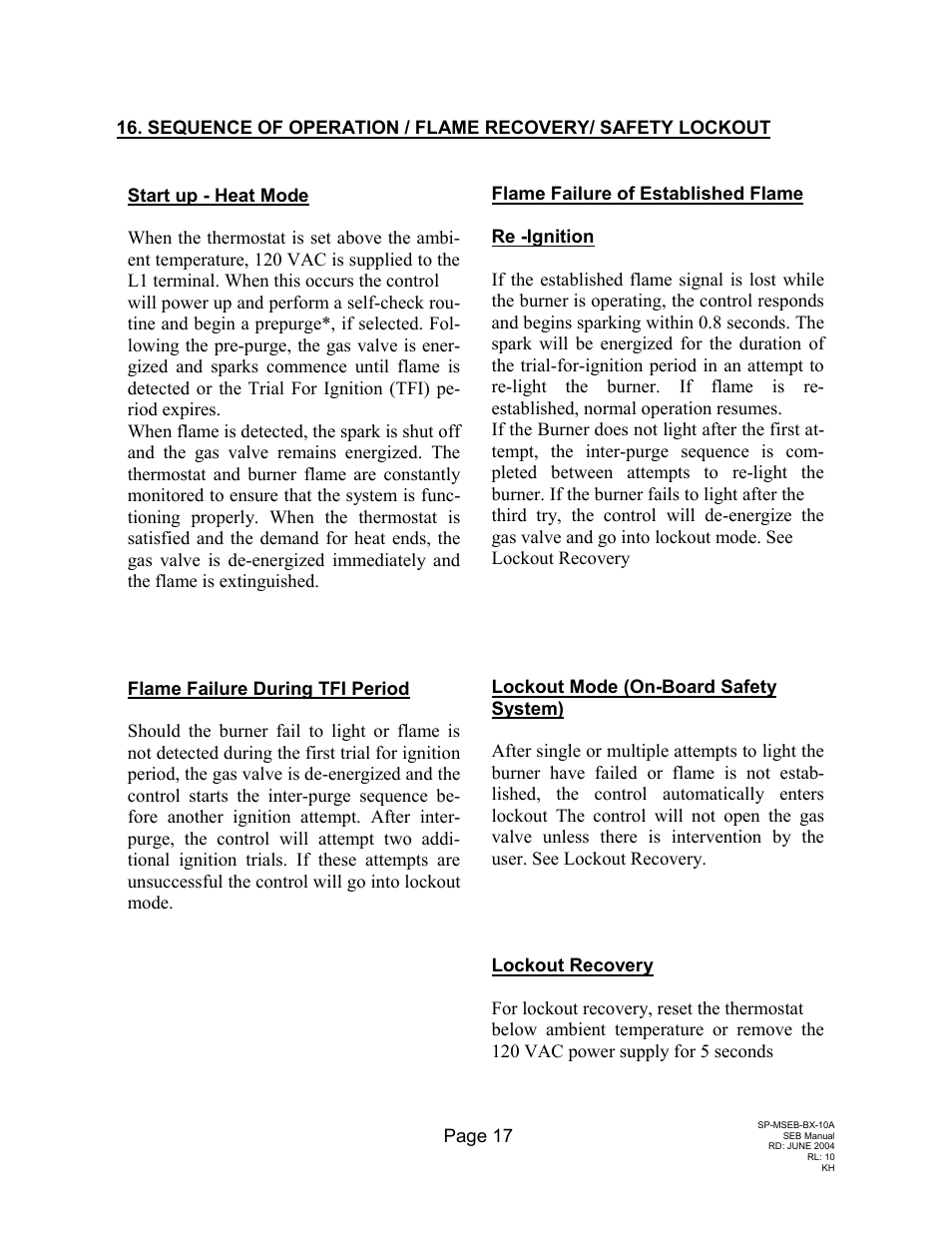 Schwank SEB(U) User Manual | Page 21 / 35