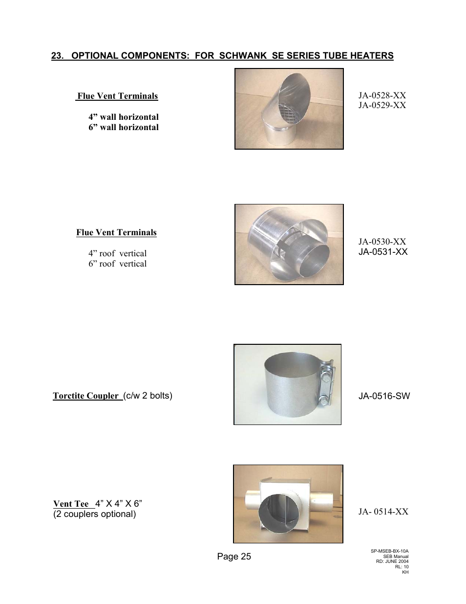 Schwank SEB(U) User Manual | Page 29 / 35