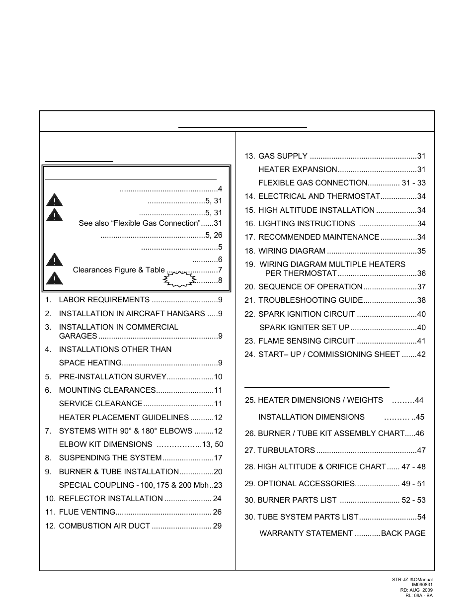 Schwank STR-JZ User Manual | Page 3 / 54