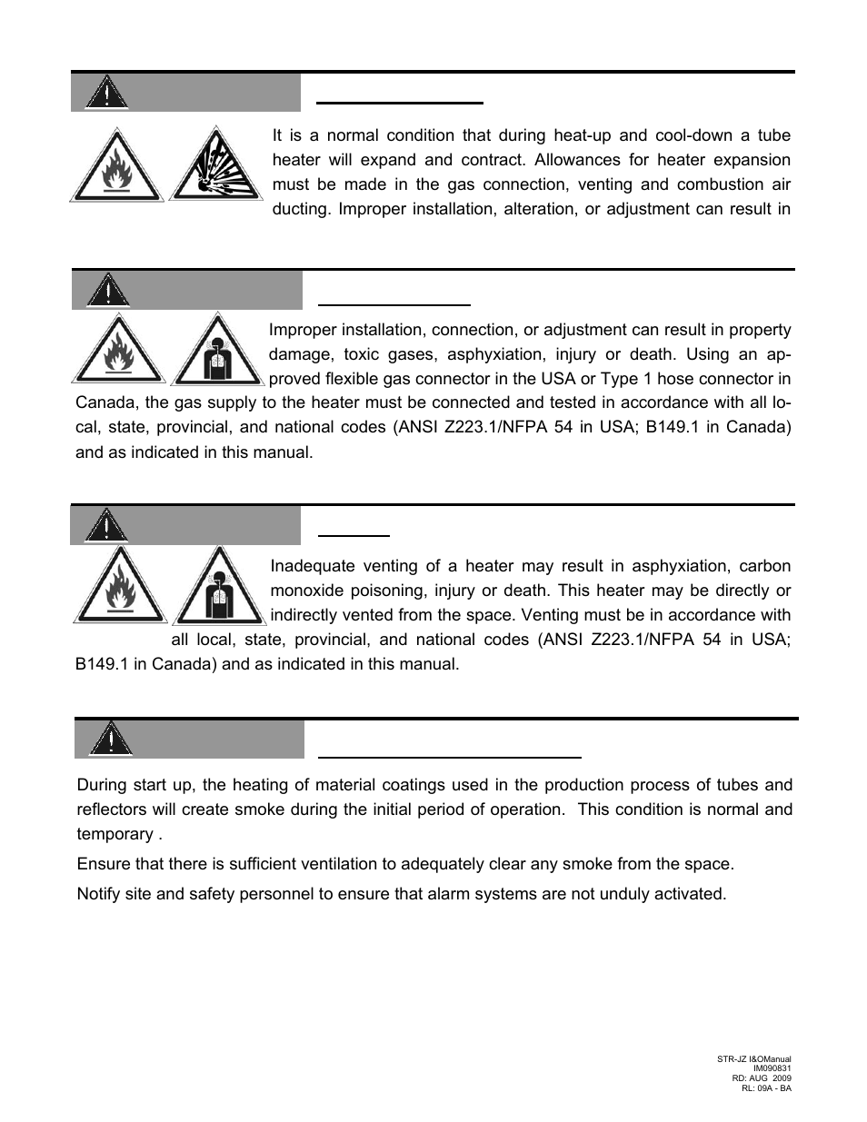 Warning | Schwank STR-JZ User Manual | Page 5 / 54