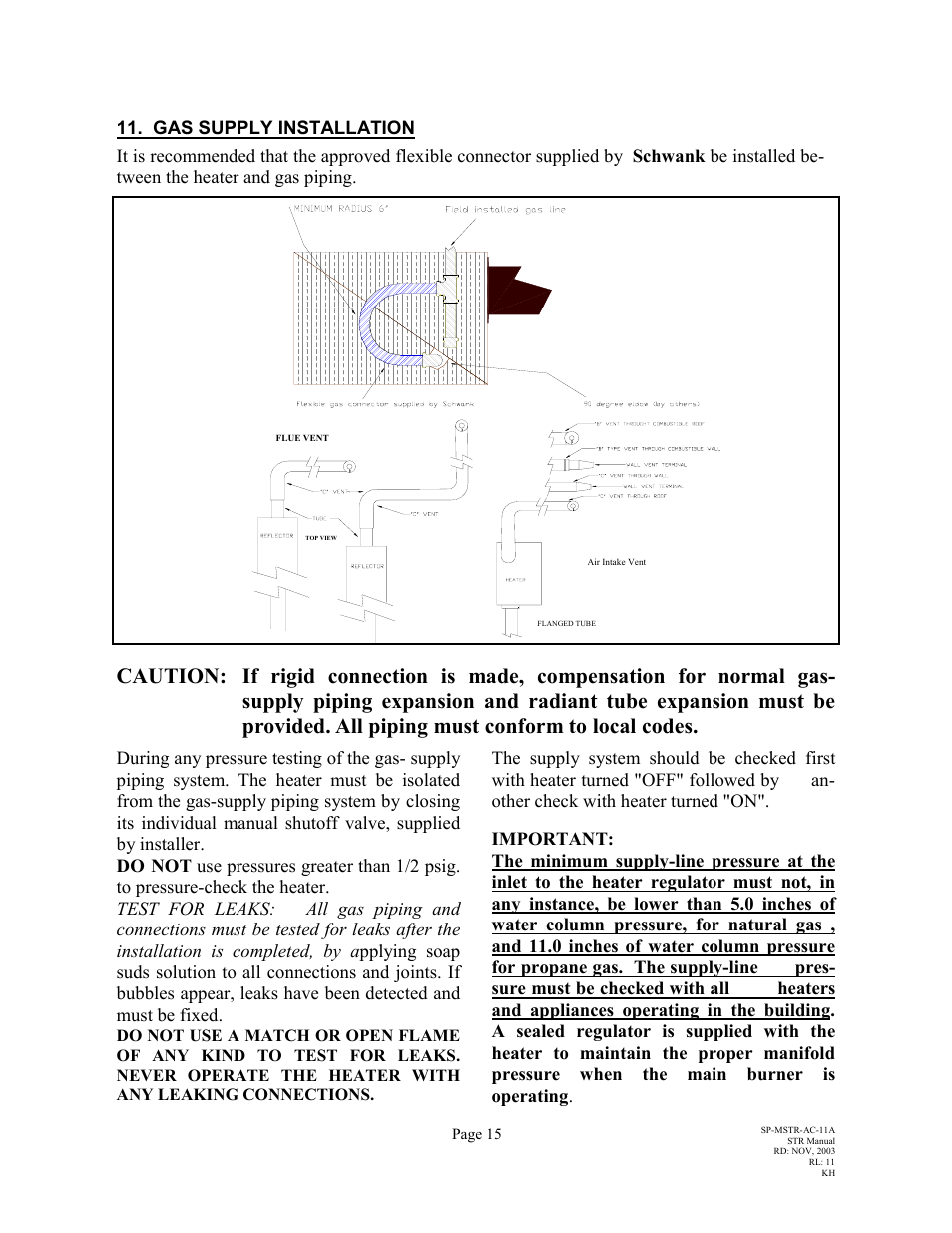 Caution | Schwank STR-CANADA User Manual | Page 19 / 33