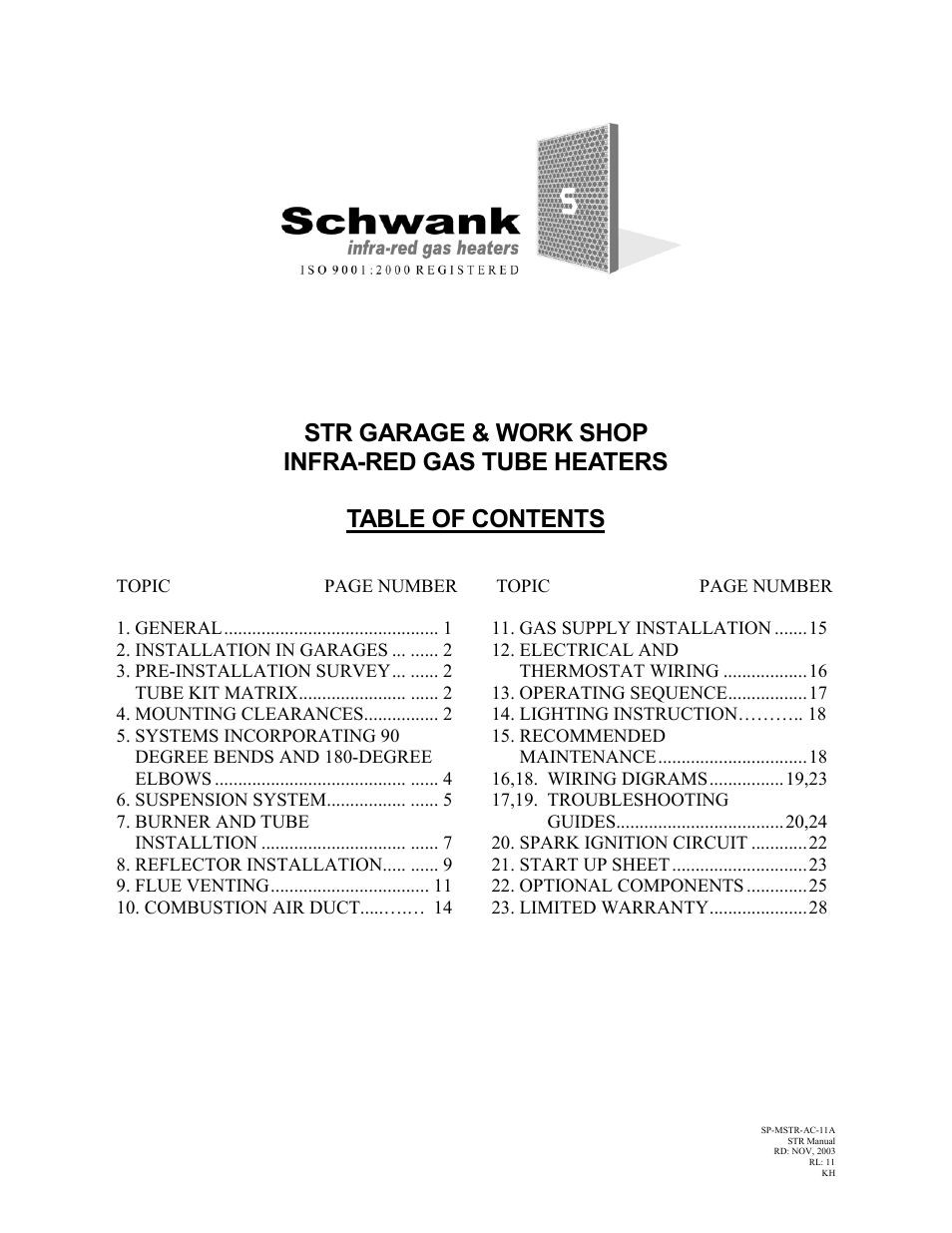 Schwank STR-CANADA User Manual | Page 3 / 33