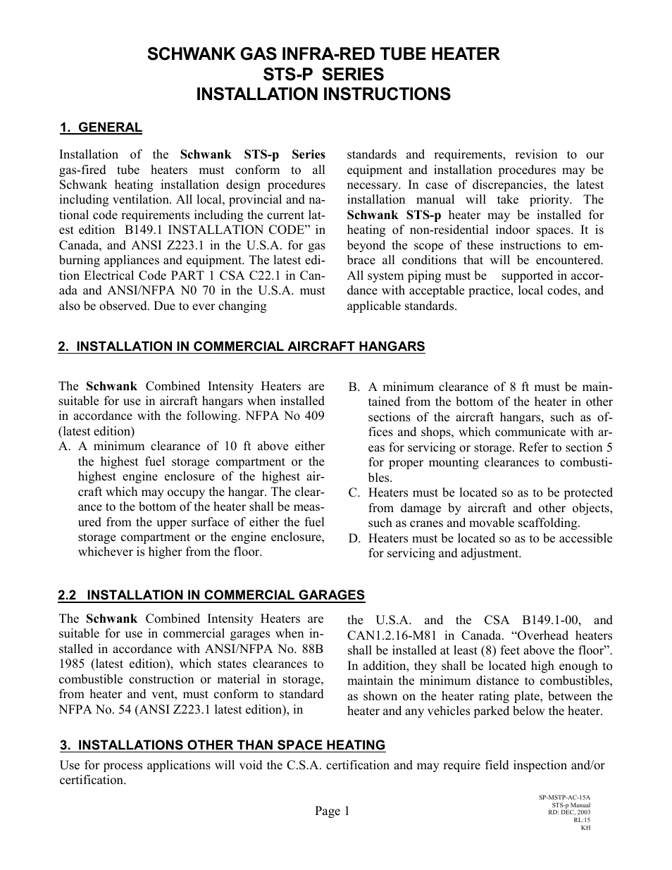 Schwank STSp-CANADA User Manual | Page 5 / 41