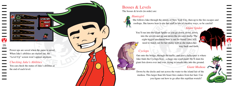Bosses & levels | Disney Interactive Studios American Dragon User Manual | Page 8 / 10